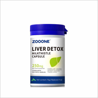 Zooone Liver Cleanse Detox Support Supplement- Aid Gallbladder Care Formula Capsules & Natural Milk Thistle Dandelion Supplements