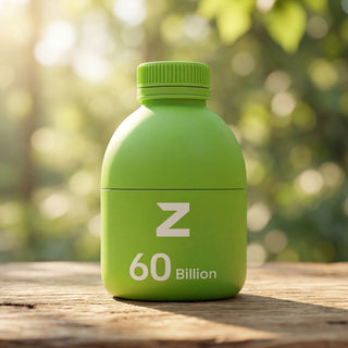 Zooone Probiotics 60 Billion CFU - 30 Bottles x 0.7oz - Natural Supplement for Digestive Health & Metabolism Support - Gentle Formula for Comfort