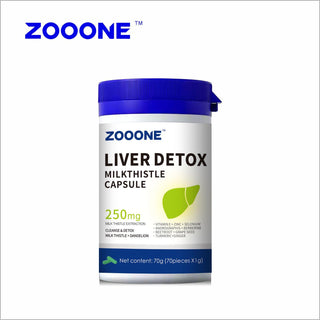 Zooone Liver Cleanse Detox Support Supplement- Aid Gallbladder Care Formula Capsules & Natural Milk Thistle Dandelion Supplements