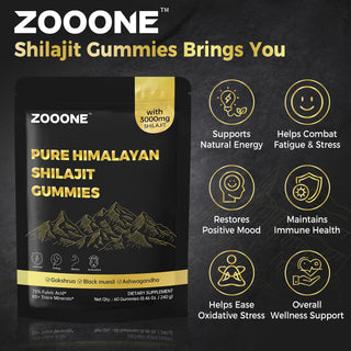 Zooone Pure Himalayan Shilajit Gummies
