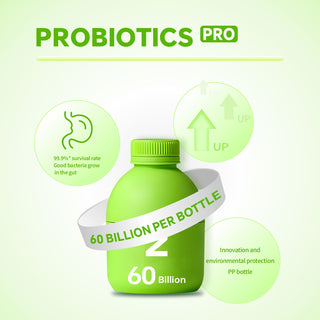 Zooone Probiotics 60 Billion CFU - 30 Bottles x 0.7oz - Natural Supplement for Digestive Health & Metabolism Support - Gentle Formula for Comfort