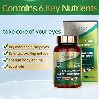 Zooone Lutein and Zeaxanthin Eye Health Vitamin and Mineral Supplement 90 tablets