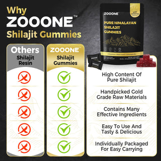Zooone Pure Himalayan Shilajit Gummies